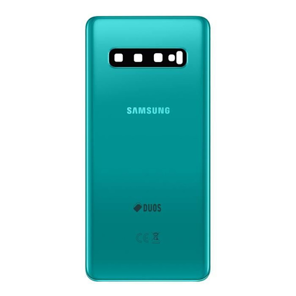 Udskiftningsglas bagtil til Samsung Galaxy S10 Green Grön