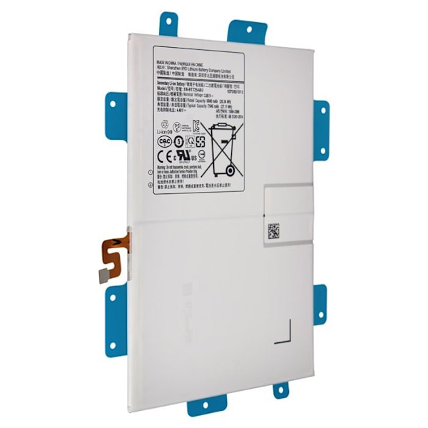 Interna Batteri för Samsung Tab S6 10.5, S5e, S6 Lite 2024, 2022 och 2020 Vit