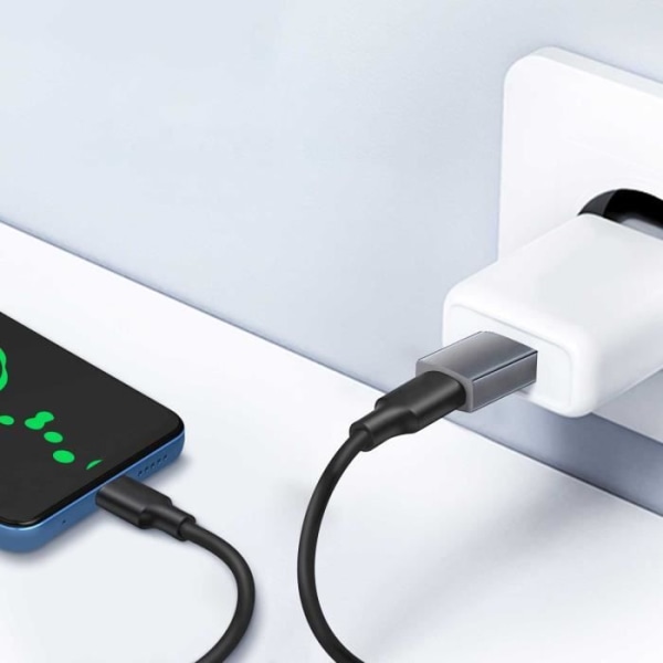 USB-A til USB-C-adapter Oplad og synkroniser 5 Gbps Compact Satechi Grey