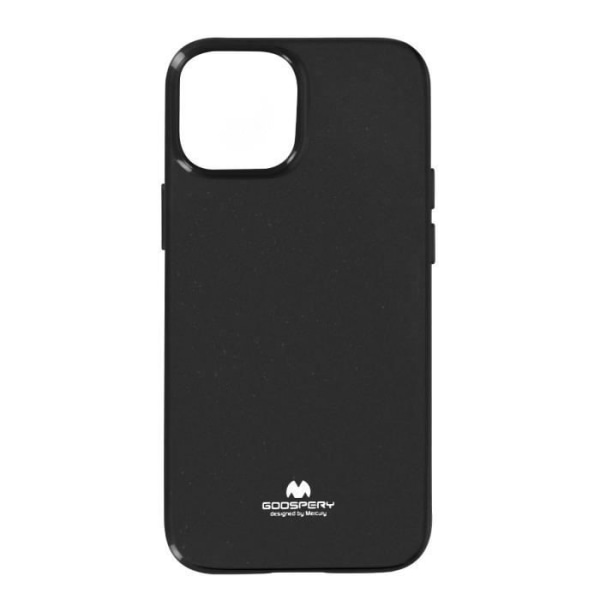 Coque - MERCURY - iPhone 13 Mini - Silikoni Geeli Joustava - Kiiltävä Vaikutus - Iskusuojelu Svart