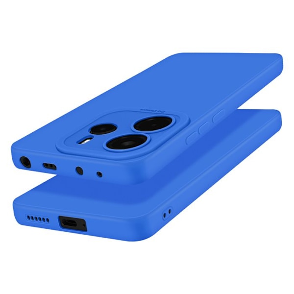 Xiaomi Redmi Note 14 4G Suojakuori Silikoni Silkkinen Kameran Suojus Sininen Blå