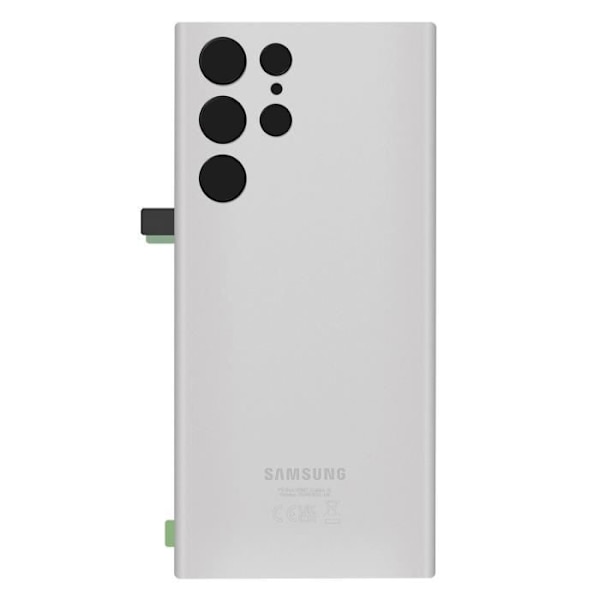 Ersättningsglas bak till Samsung Galaxy S22 Ultra White Vit
