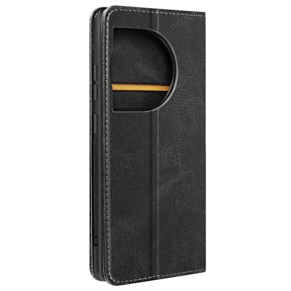 Pungcover til OnePlus 12 og 12R Magnetisk klapstøtte Sort Svart