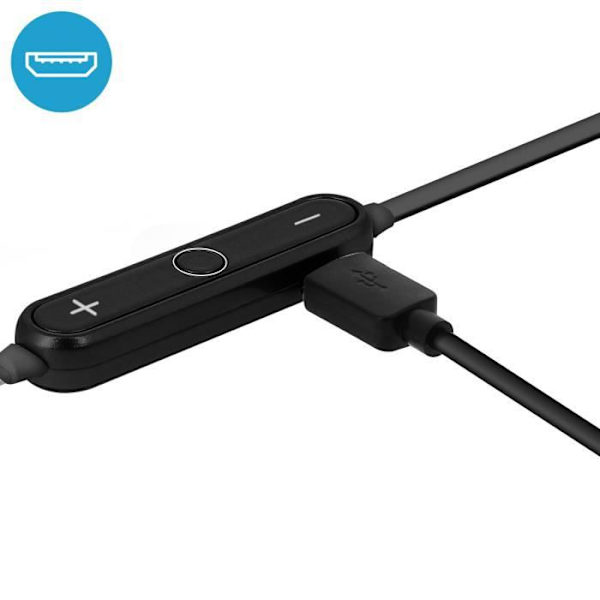 Bluetooth-hörlurar - AKASHI - In-ear - HD-ljud - Svetttålig - 5H batteritid Svart
