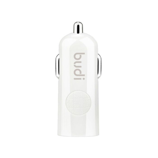 Budi - 1 USB biloplader med LED-indikator + Lightning kabel