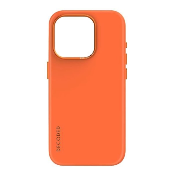MagSafe Fodral för iPhone 15 Pro Mjuk Matt Silikon Aprikos Orange Avkodad