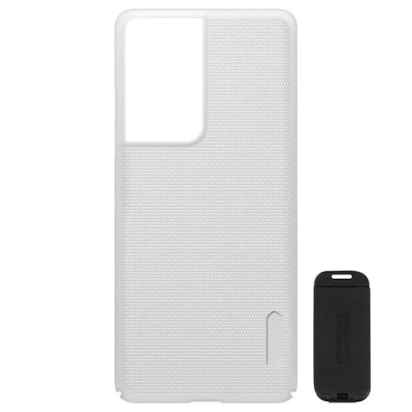 Coque - Nillkin - Samsung S21 Ultra - Videostöd - Matt Finish - Vit Polykarbonat Vit
