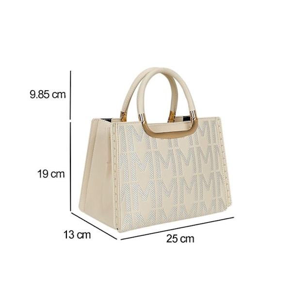 Väsk med tryck för kvinnor Gallantry Beige Beige
