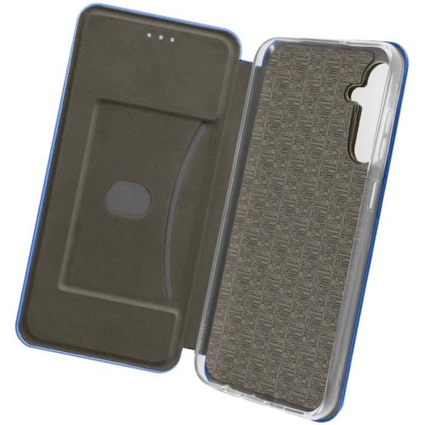 Fodral till Samsung Galaxy S23 FE - AVIZAR - Flip Card Hållare Video Support - Blå Blå