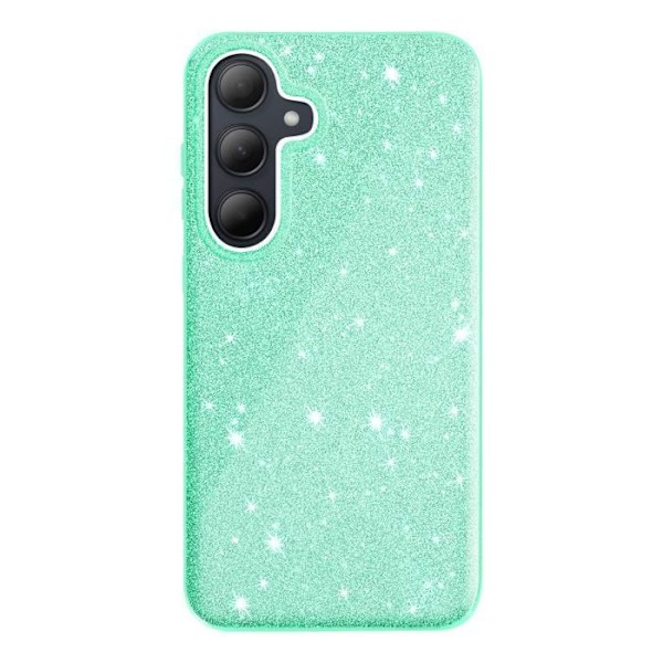Coque Paillette för Samsung Galaxy A35 Silikon Ultra tunn Grön Grön