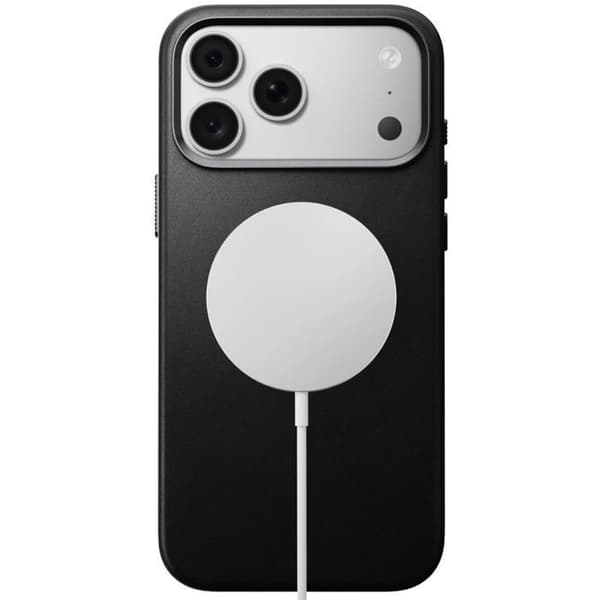 Nomad Traditionel Camino Læder Cover til iPhone 18 Pro Max Sort - NM017842858 Svart