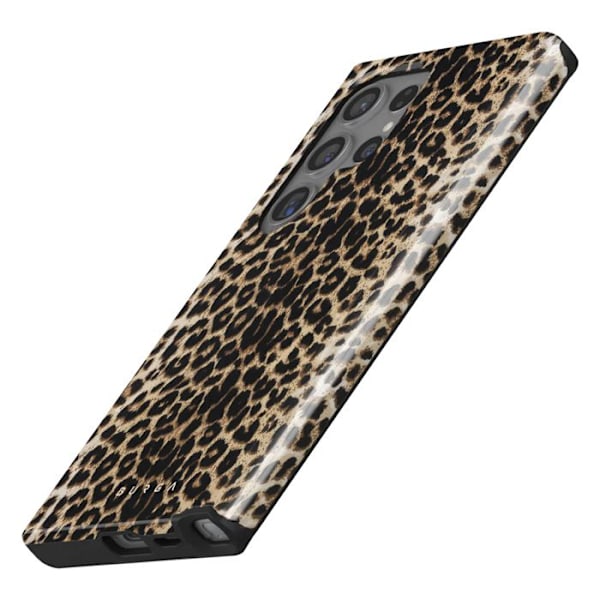 Coque til Samsung Galaxy S24 Ultra Elegant Design Player Burga Brun kastanj