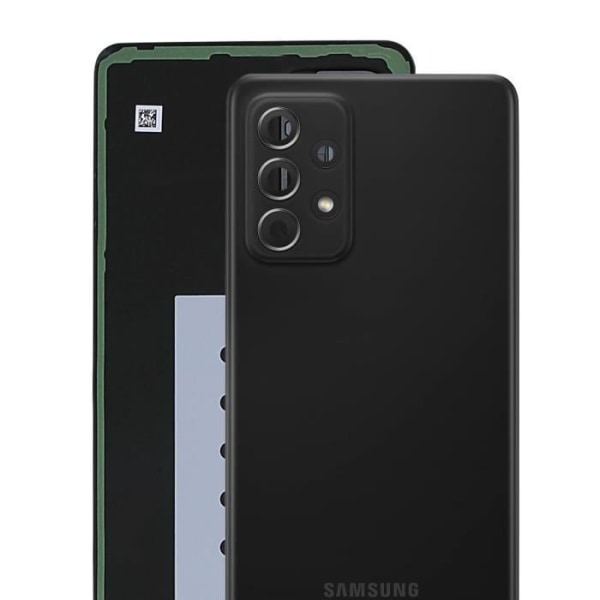 Batteri Cache - Samsung - Galaxy A52 - Svart - Reservdel - Inbyggt Lim Svart