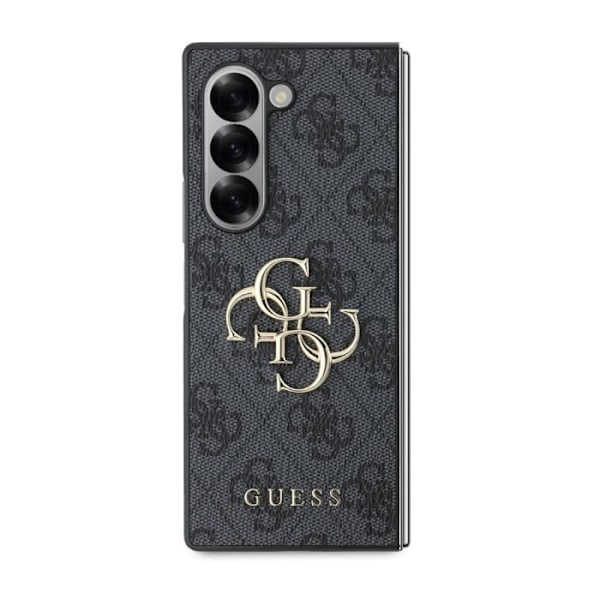 Coque bakre för Samsung Galaxy Z Fold 6 med Elegant 4G-mönster i Grå Guess Grå
