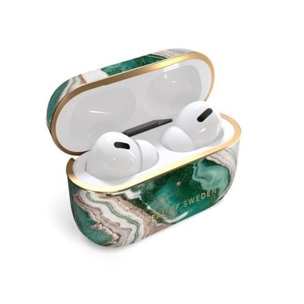 Coque - Ideal Of Sweden - Gyllene jade marmor - Mjuk - Elegant design - Unisex gyllene