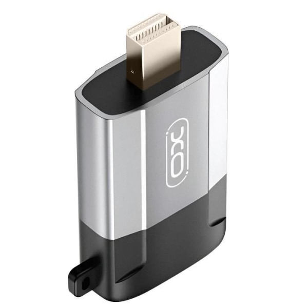 Mini DisplayPort hane till HDMI hona videoadapter 4K upplösning XO grå