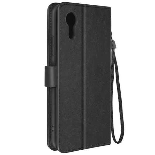 Etui til Samsung Galaxy Xcover 7 Vintage Design Flip Wallet Sort Svart