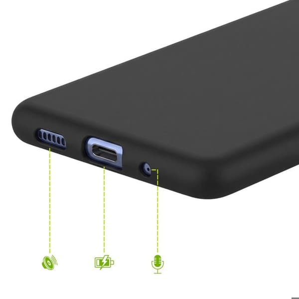 Silicone Cover til Samsung Galaxy S20 FE - Mayaxess Sort Mayaxess Sort Svart