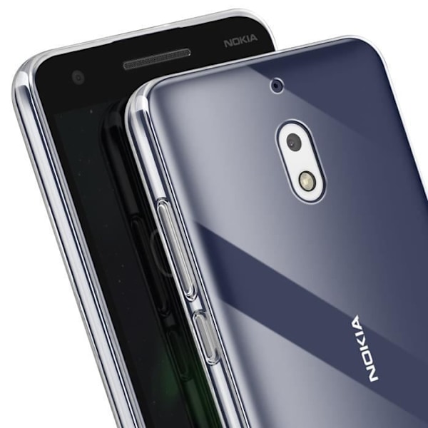 Coque för Nokia 2.1 Silikon Mjuk Design Tunn Lätt Transparent Transparent