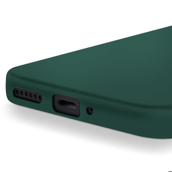 Coque - Redmi Note 14 Pro och 14 Pro Plus - Halvstyv silikon - Stötresistent skydd - Grangrön Grön