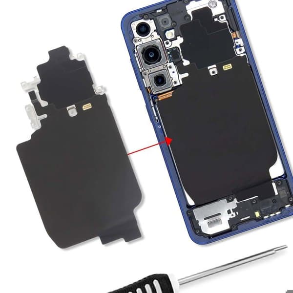 NFC-antenn og Netværk - SAMSUNG - Galaxy S25 - 5G-forbindelse - Sort Farve - Intern Antenne Svart