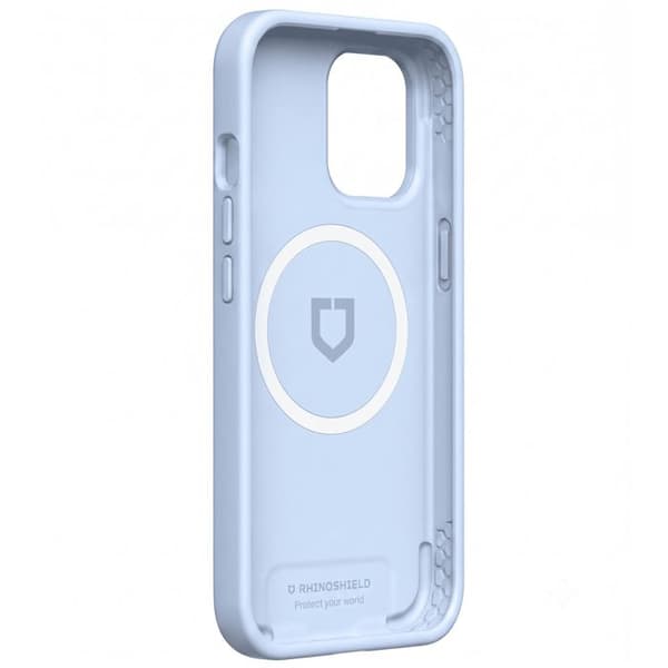 MagSafe-cover til iPhone 15 Model SolidX Soft Touch 3mm Stødabsorberende Rhinoshield Polarblå polarblått