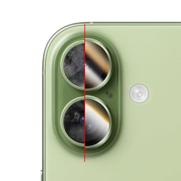 Kamerabeskyttelse til iPhone 16 / 16 Plus / 17 Anti-Ridser Rhinoshield Grøn