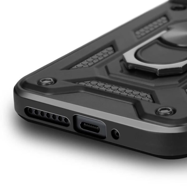 Coque til Xiaomi 15 med ringefor støtte og kamerabeskyttelse Mayaxess Sort Svart