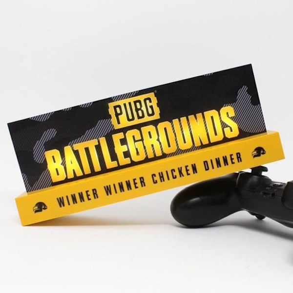 LED-lampa - PLAYERUNKNOWN'S BATTLEGROUNDS - Logotyp 22 cm - Inomhus - USB-strömförsörjning - Kontemporär design