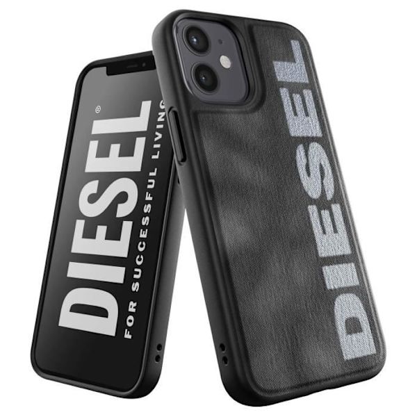 Cover til iPhone 12 Mini Anti-fall 1,5m Denim Coating Diesel Sort Svart