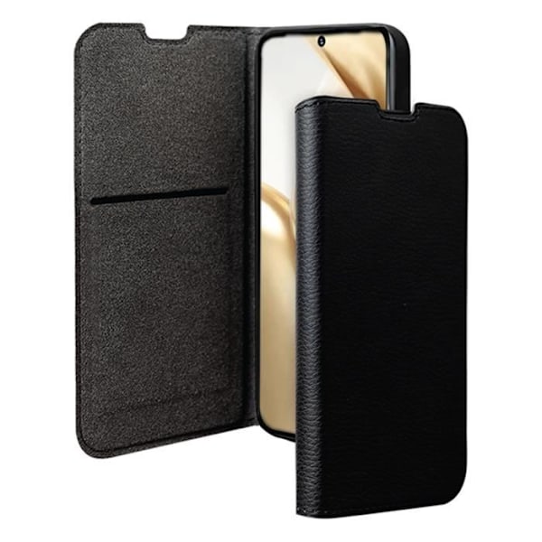 Étui Folio Wallet - BIGBEN - Honor 200 Smart - Musta - Taipuisa Tuki - Täydellinen Suojaus Svart