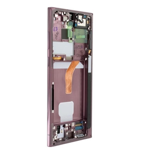 Täydellinen Block Galaxy S22 Ultra LCD Screen Kosketuslasi Alkuperäinen Samsung Burgundy