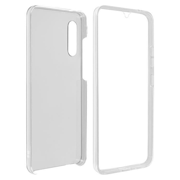KCase - Samsung - Galaxy A90 5G - Hårda Bakskydd - Mjuk Framsida - Transparent Transparent