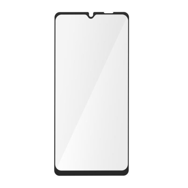 Galaxy A12 hærdet glasfilm 9H Anti-ridse skrå kanter Akashi Transparent Svart