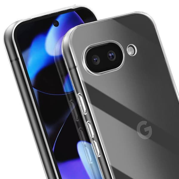 Silikonskal för Google Pixel 9a Ultra-tunt Transparent Transparent