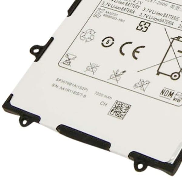 Batteri Li-ion - AVIZAR - Galaxy Note 10.1 - 7000mAh - 3,7V - Vit Vit