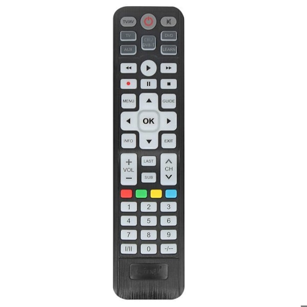 Ersättnings fjärrkontroll för satellit-TV / DVD-spelare - Svart