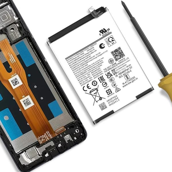 Interna batteri för Samsung Galaxy A06 5000mAh modell HQ-7160SS Vit Vit