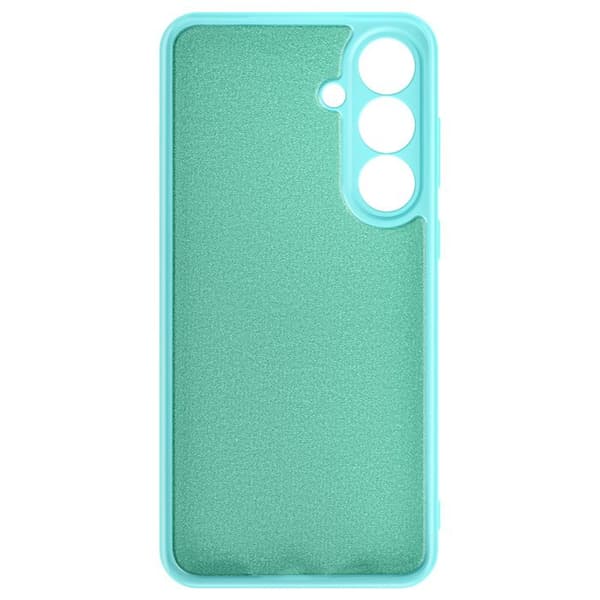 Silicone Soft-Touch Cover til Galaxy S25 FE Fast Cover Serie Turquoise Blå