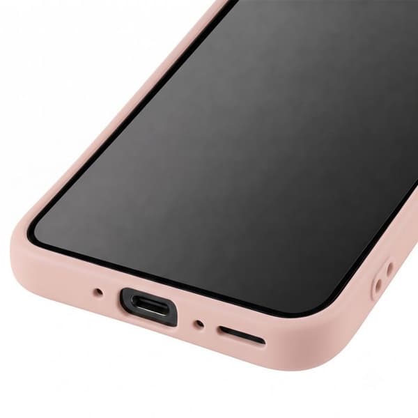 Silicone Soft-Touch Cover til Galaxy A27 med Forstærket Kant i Rosa Ros