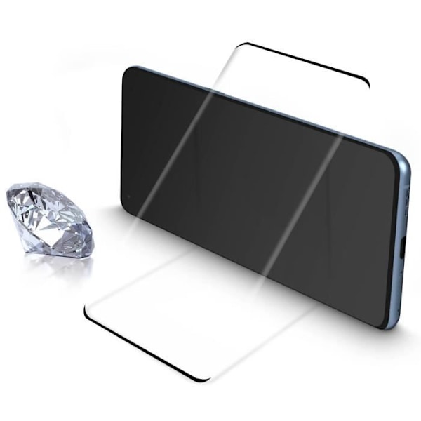 Oppo Find X5 Pro Hærdet glasbestandigt 9H Hårdhed Anti-Fingerprint Sort