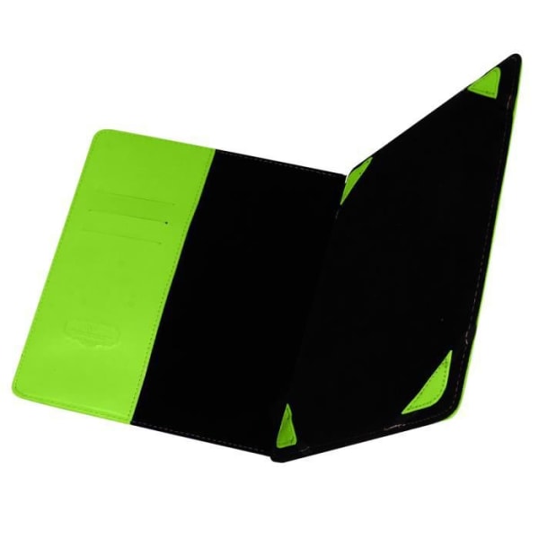 Universal Tablet Case 7 tums förvaringsutrymmen Stativ Funktion Grön Grön