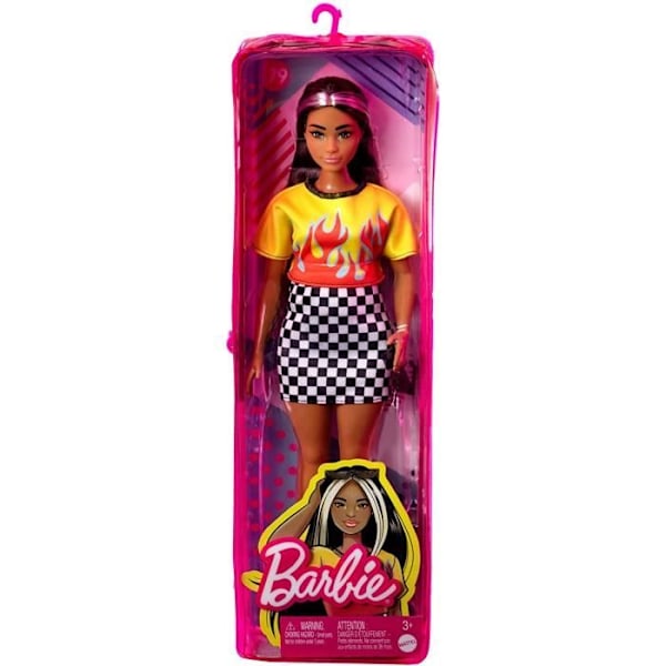 Barbie - Brb Fashionista Top Flames - nukke Flerfärgad