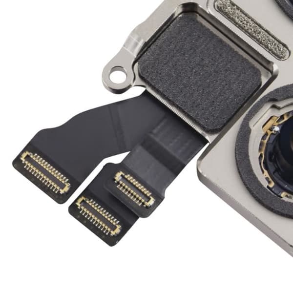 Bagkamera til Apple iPhone 15 Pro Relife Sort Svart