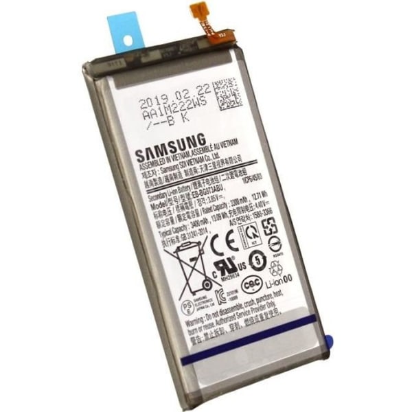 Internt batteri Samsung Galaxy S10 3400 mAh Original Sort