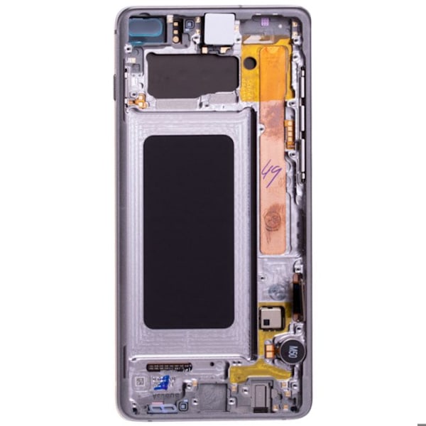 Bloc Komplet Samsung Galaxy S10 Plus LCD-skärm Touchglas Original silver Grå
