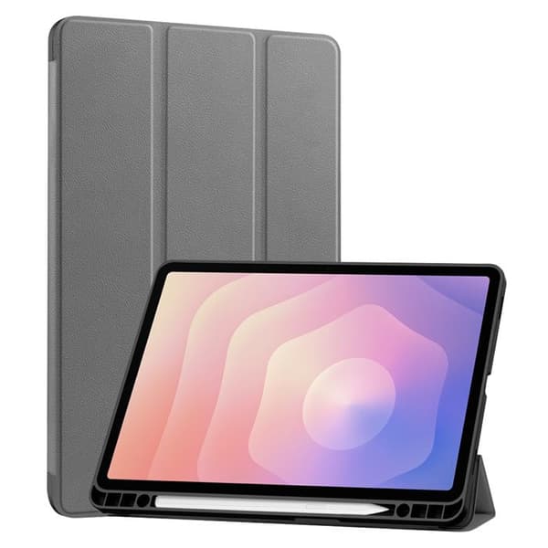 Etui til Galaxy Tab S11 med Trifold Støttefunktion Grå Grå