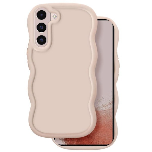 Coque för Samsung Galaxy S22 Silikon Stöttålig serie Candy Beige Beige