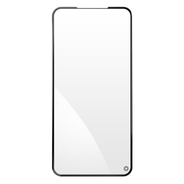 Film til Samsung S23 Plus Hærdet glas 9H+ Faset kant Force Glass Transparent Svart