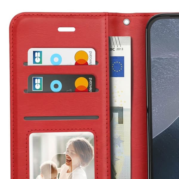 Pungetui til Google Pixel 11 Pro med håndledsrem og støttefunktion Mayaxess Rød Röd